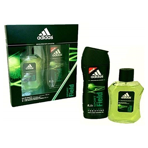 ADIDAS - Coffret Sport Field Eau de toilette 100 ml + Gel douche corps et  cheveux 250 ml