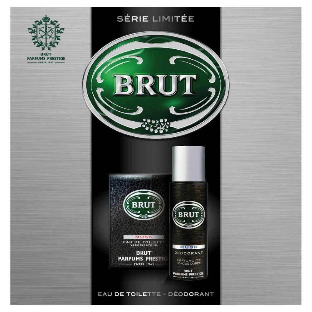 BRUT - Coffret Musk Eau de Toilette pour Homme 100 ml + Déodorant 200 ml
