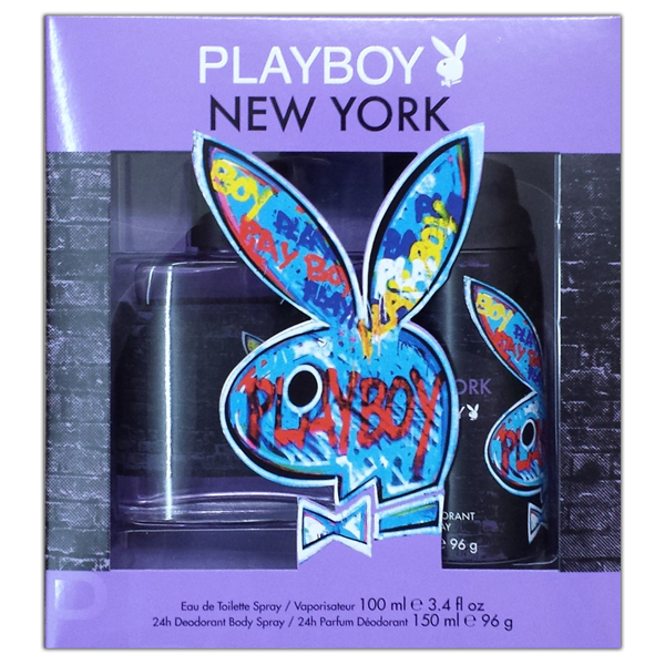 PLAYBOY - Coffret Homme Eau de Toilette + Déodorant 24h New York
